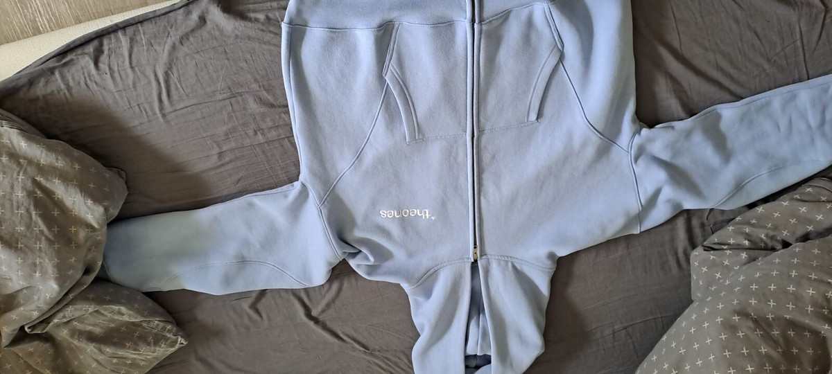 training anzug herren theonesclo babyblau größe s