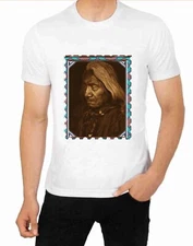 Red Cloud Native American Indian Art  T shirt Art Vintage Prints