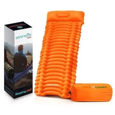 SereneLife Ultralight Backpacking Sleeping Pad-Lightweight (75'' x 26'' -inches)