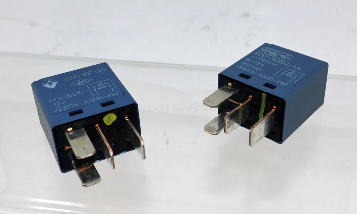 Renault 08-18 4-Pin (Replacement) Relay 8200900820 Tyco V23074 