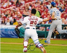PEDRO SEVERINO   WASHINGTON NATIONALS   ACTION SIGNED 8x10