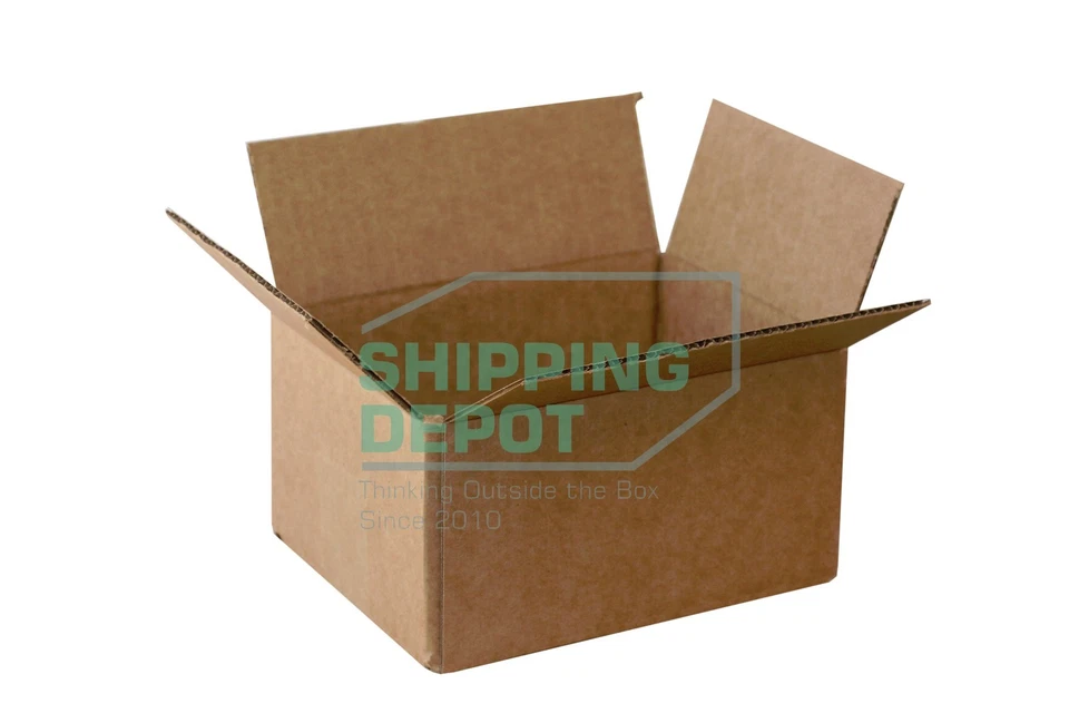 1-100 8x6x4 Corrugated Cardboard Packing Shipping Mailing Moving Carton Boxes - Image 2 of 4