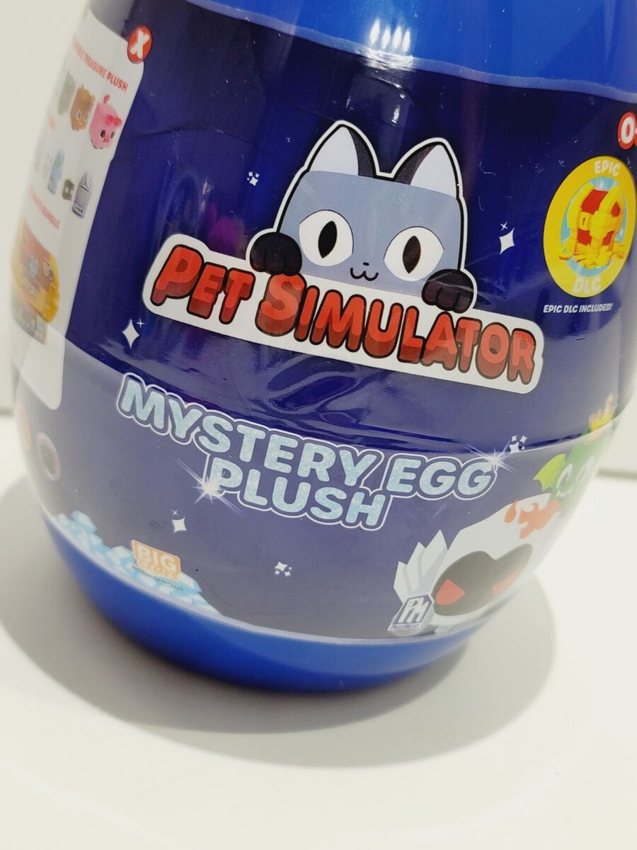 Pet Simulator X Blue 6 Inch Mystery Egg with Plush & DLC Code