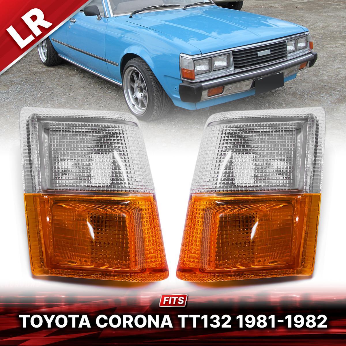 1981-1982 Toyota Corona TT132 ST132 Facelift Pair Corner