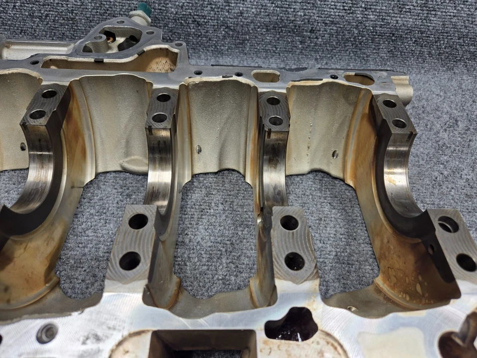 2013-2018 AUDI S6 4.0L V8 TURBO ENGINE CYLINDER BLOCK CRANKSHAFT HOUSING OEM - Image 3 of 4