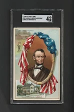 1909 Tucks Post Card ABRAHAM LINCOLN ~ Clean SGC 4 ~ Pop 1 ~ LOOK!