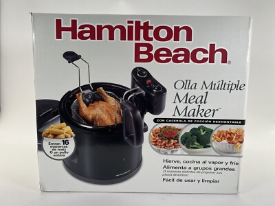 *RARE* Hamilton Beach Meal Maker Multi Cooker #35137 Multicooker Fryer Steamer