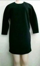 EVERLANE BLACK SCUBA Long Sleeve Dress Sz XS (Actual Sz XS-S) NWOT.Rare sold out