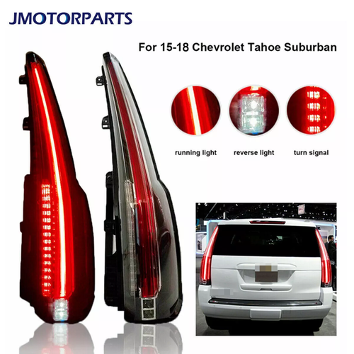Smoked LED Tail Lights For 2015-2020 Chevrolet Tahoe Suburban Rear Lamps 1pair E - Foto 5