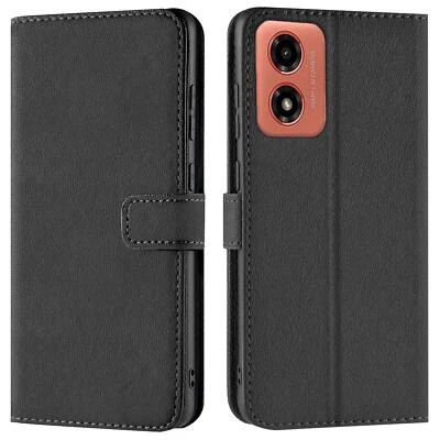Schutz Hülle für Motorola Moto G04 G24 Handy Klapp Tasche Book Cover Flip Case - Bild 1 von 4