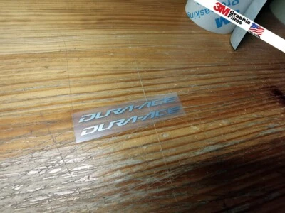 EGOVINYLS Shimano Dura Ace 9100 silver crankset X2 decal sticker adesivi autocollant ステッ