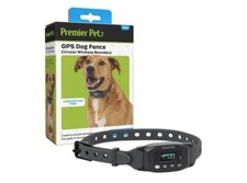 NEW Premier Pet GPS Dog Fence Circular Wireless Boundary Collar, Pet Boundary