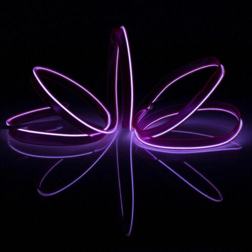 1-5M LED Coche Interior Atmósfera Brillo EL Cable Neón Tira Luz Lámpara Decoración - Imagen 19 de 31