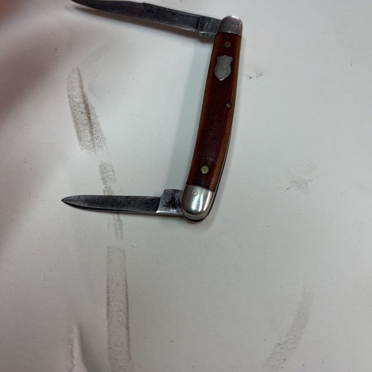 Vintage SCHRADE WALDEN NY USA 805 Stainless Tiny Stock Knife Vintage SCHRADE WALDEN NY USA 805 Stainless Tiny Stock Knife