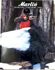 ORIGINAL FACTORY 1993 MARLIN SPORTING FIREARMS BROCHURE CATALOG - 24 PAGES