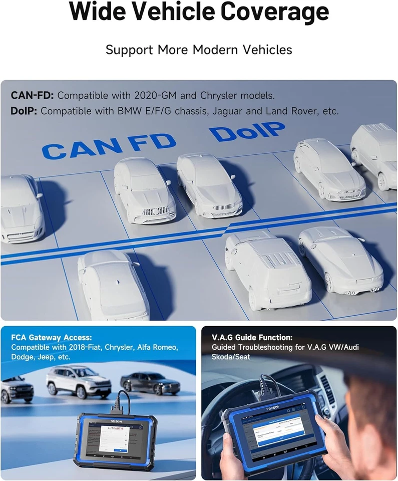 🔥2025 TOPDON Phoenix Nano 32+ OBD2 Scanner OE-level All System Diagnostic Tool Foto 4 de 4