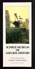 1980s Schiele Natural History Museum Gastonia N Carolina Vintage Travel Brochure