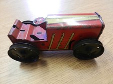 Vintage Louis Marx Windup Toy Tin Toy Tractor Climber Puller Parts/Repair Used