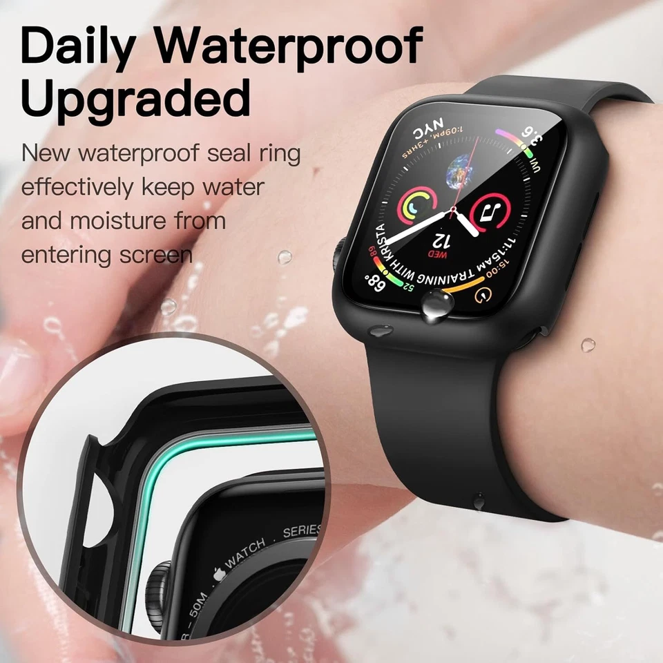 For Apple Watch Series 10/9/8/7/6/5/Ultra 2/1 Waterproof Case+Screen Protector  - Image 4 of 4