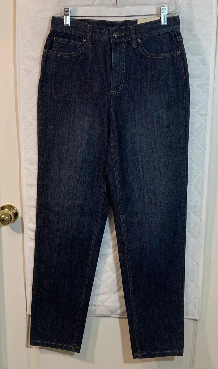 Liz Claiborne Jeans Women s 4 Regular Classic fit Tapered Leg Stretch NWT B6