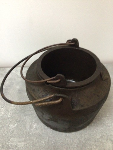 Antique Cast Iron Glue Melting Pot - Picture 6 of 6