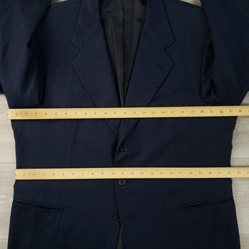 Pal Zileri Vtg Blazer Men's 42R Classic Fit (44) Wool & Cashmere 3 Btn Ventless - Picture 13 of 18