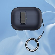 For Airpods Pro 2/1 Airpods 3/2/1 Military Armor Anti-Fall Shock Keychain Case