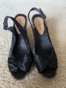seychelles black wedges