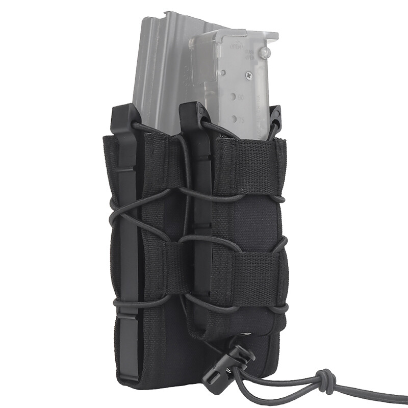 Porte-chargeur Tactique WST HS - Pour Chargeurs 9mm / 5.56 - Fixation MOLLE - Camo