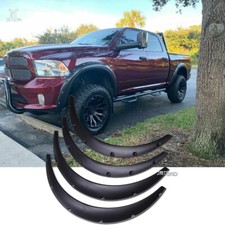 4pcs For Dodge Ram 1500 Frontrear Fender Flares Flexible Wide Body Wheel Arches