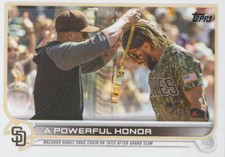 2022 Topps Baseball #648 A Powerful Honor/Manny Machado/Fernando Tatis Jr.