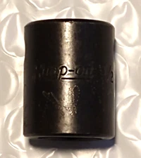 SNAP ON IMF160, 3/8" DRIVE, 1/2" IMPACT SOCKET, SHALLOW, 6 POINT.