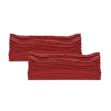 New Industrial A-Grade Red Shop Towels - 13x14 inch Multipurpose Cleaning Towel