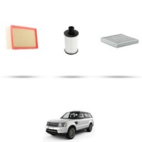 Hoffcar Wartungsset - 3 Filter Kompatibel Mit Land Rover Sport (L320) 5.0 V8