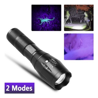 LED flashlight with telescopic focus,suitable for outdoor、 bacterial inspection