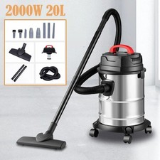 2000W Vacuum Cleaner Wet and Dry Bagless 20L Cylinder Powerful Compact Cleaning