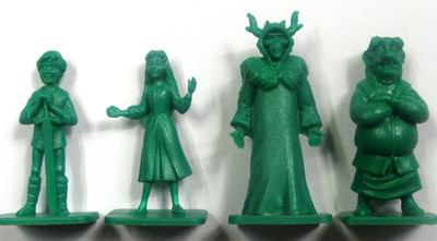 scarce 1985 Kellogg's BLACK CAULDRON Disney 4 of 8 GREEN figures cereal premium