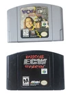 ECW Hardcore Revolution & WCW vs. nWo World Tour Cartridges, Nintendo N64