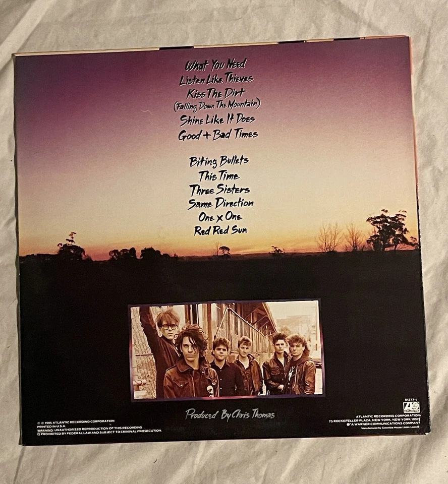 INXS - Listen Like Thieves 1985 Atlantic LP Album 81277-1 Near Mint Vinyl - Image 2 of 4