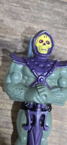 Vintage 1986 HG Toys MOTU Skeletor Clip Ons Actionfigur Merchandise gebraucht - Bild 3 von 8