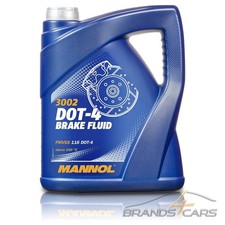 5 L LITER MANNOL BRAKE FLUID DOT-4 BREMSFLÜSSIGKEIT DOT 4 50942266