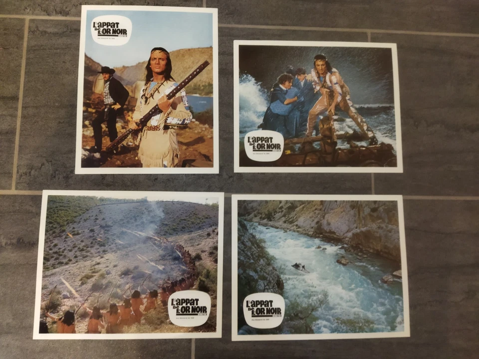 Winnetou Der Ölprinz 16 Aushangfotos aus Frankreich kompletter Satz - Bild 2 von 4
