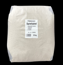 Spielsand 25 kg Mineralsand fein Sandkasten Spielplatz Kinderspielsand gerundet
