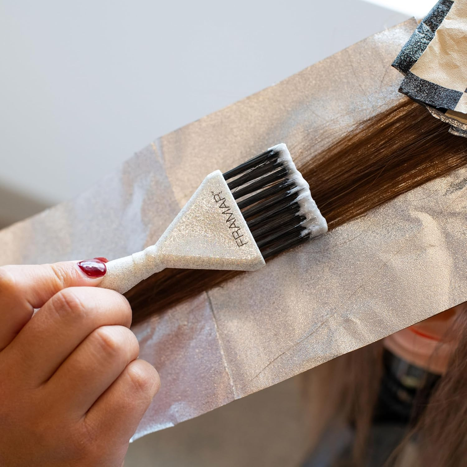 FRAMAR Hair Color Brush Set – Glitter Color Brush, Hair Dye Brush Kit, Hair Colo