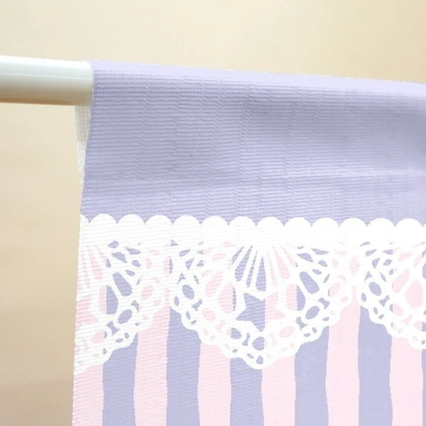 HECHO en JAPÓN Sanrio Kuromi Kawaii Puerta Cortina Tapiz Decoración Habitación Púrpura Foto 3 de 4