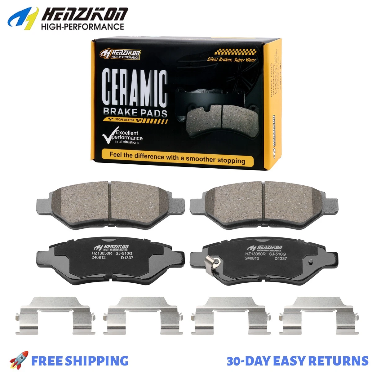Pastillas De Freno Cerámicas Delanteras Y Traseras Para Chevy Camaro 2011-2015 6.2L