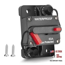 80Amp Circuit Breaker for Boat Trolling Motor Marine ATV Vehicles Stereo
