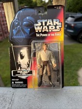 Kenner Star Wars Power Of The Force Red Card Han Solo In Carbonite Block Action