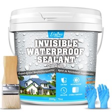 Waterproof Sealant - 70 oz Transparent Waterproof Coating Agent Indoor  Outdoor