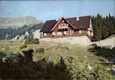 Cabana Bradet Sinaia Romania vintage postcard r456